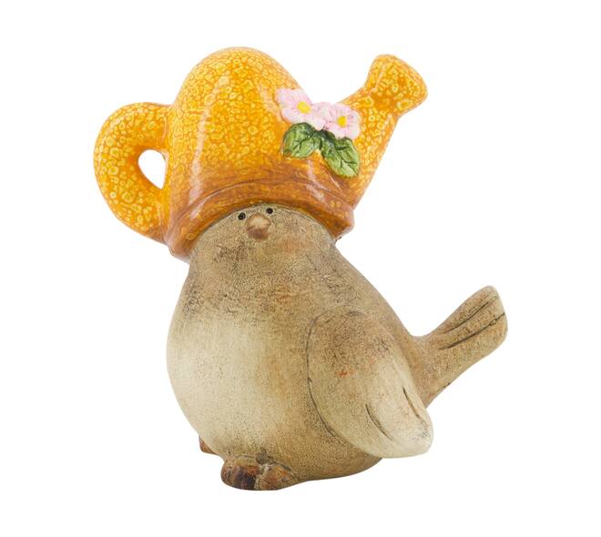 Figurine bird terracotta 12x9.5x12cm