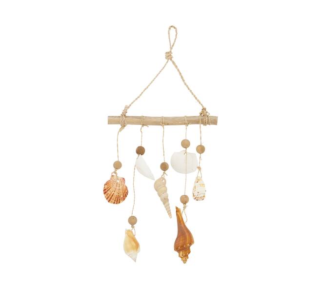 Hanger shells nature 18x2x36cm
