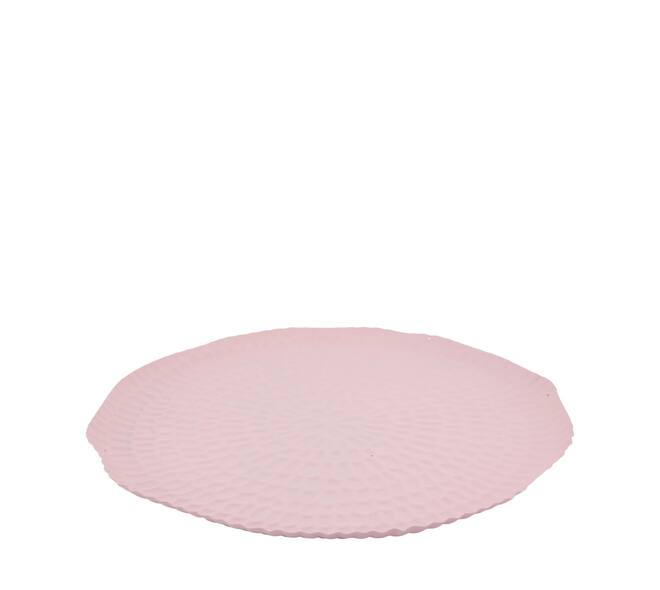 Tray round metal 38x38x2cm