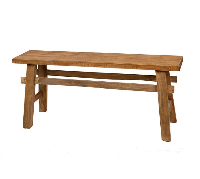 Banc Michael - 118x27x53cm - Naturel