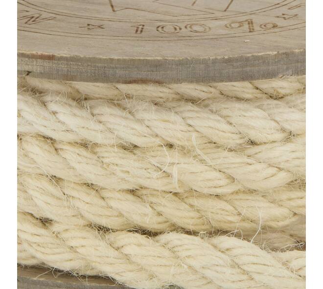 Rope jute fabric on spool 700x1x6.5cm