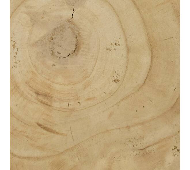 Tray heart paulownia wood 36x31x9cm - Natural