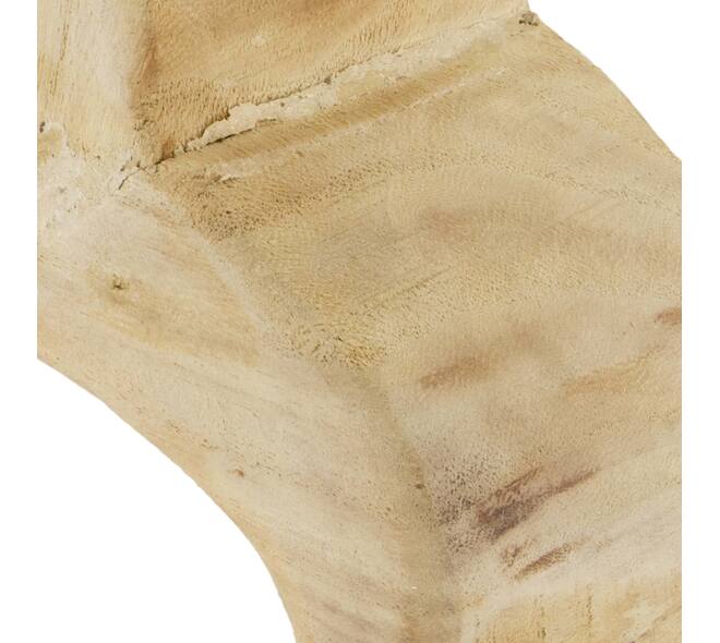 Paulowniahout harten beeld-Naturel-36x31x9