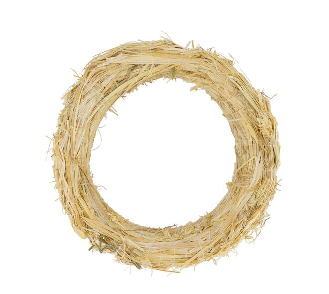 Couronne - Herbe - 20x20x4cm - Naturel