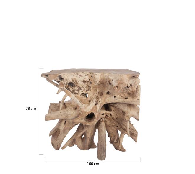 Root teak wood 100x40x78cm