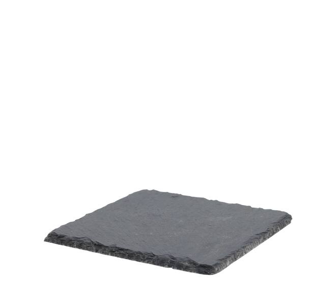 Plate square slate 15x15x0.5cm