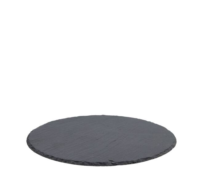 Plate round slate 30x30x1cm