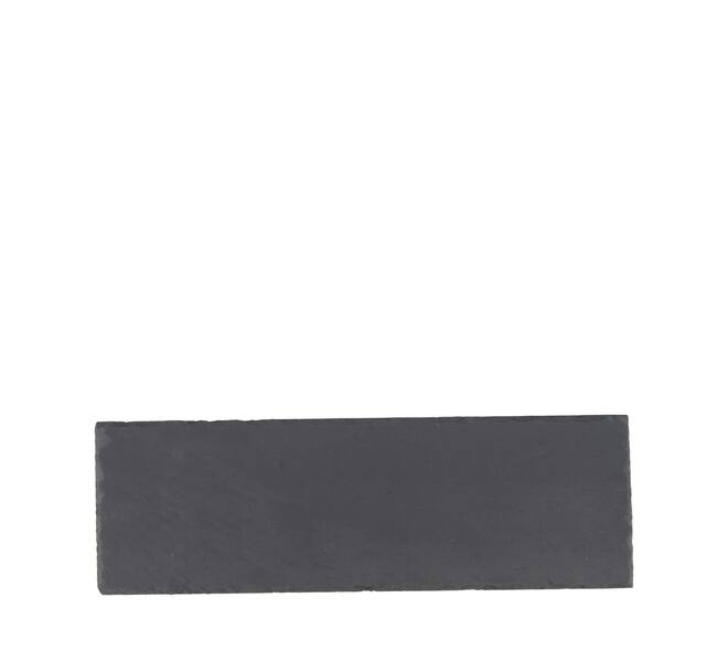 Assiette rectangulaire - Ardoise - 40x13x1 cm - Noir