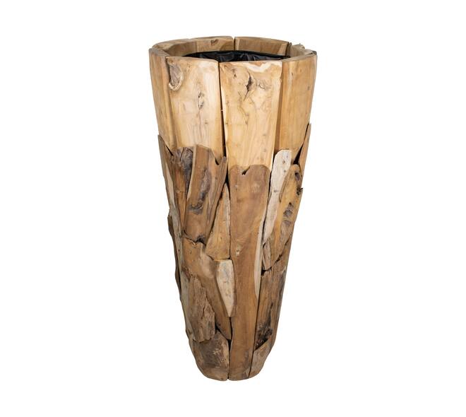 Planter erosion wood 50x50x120cm