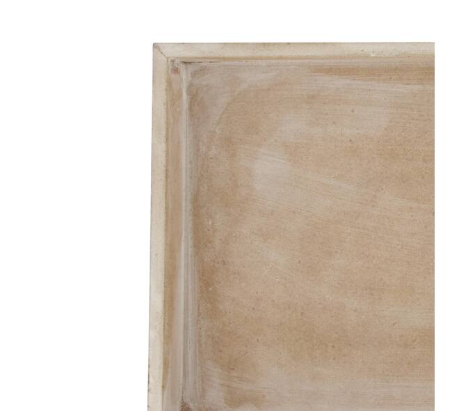 Plateau - Rectangulaire - MDF - 60x20x3cm - Gris