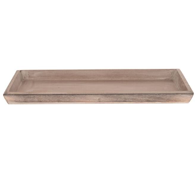 Tray rectangular mdf 39x15x3cm