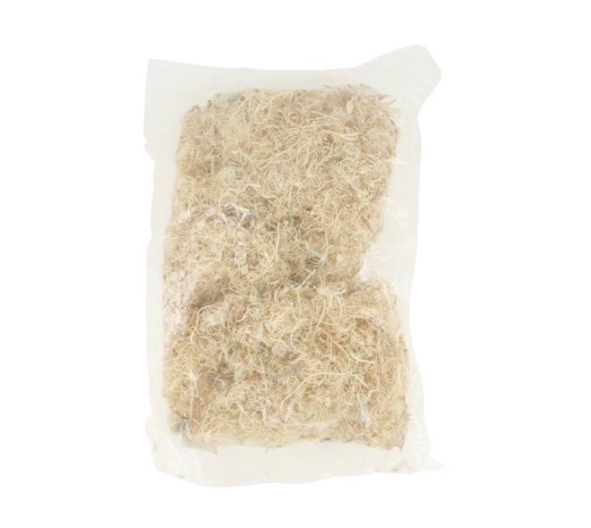 Moss curly 500gr nature 10x7x21cm - White