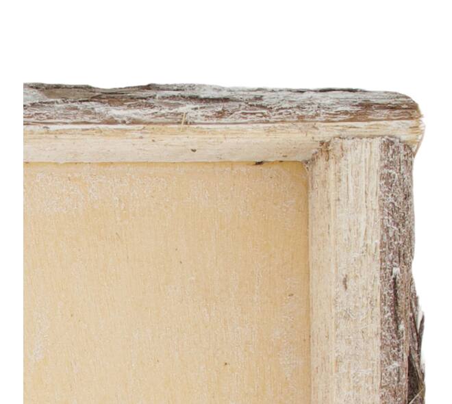 Tray square bark 30x30x4cm