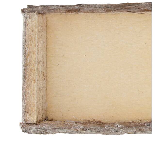 Plateau rectangulaire - Eorce - 58x19x4 cm - Naturel