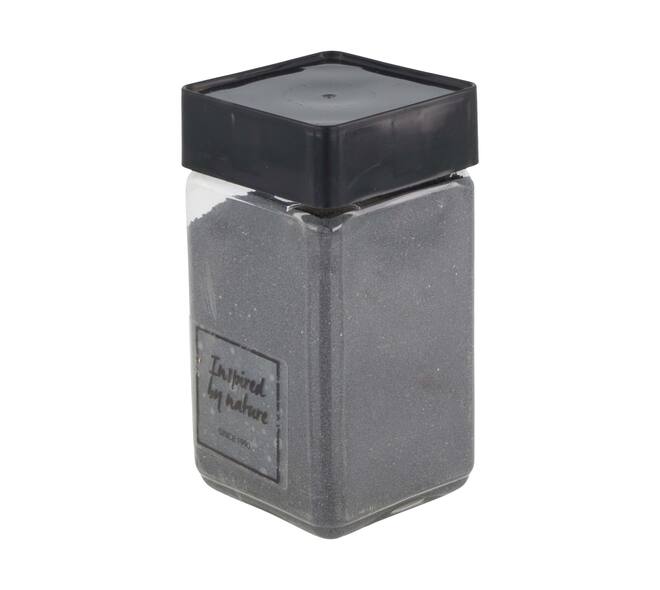 Sand 0,5mm 600gr nature 7x7x13cm - Black
