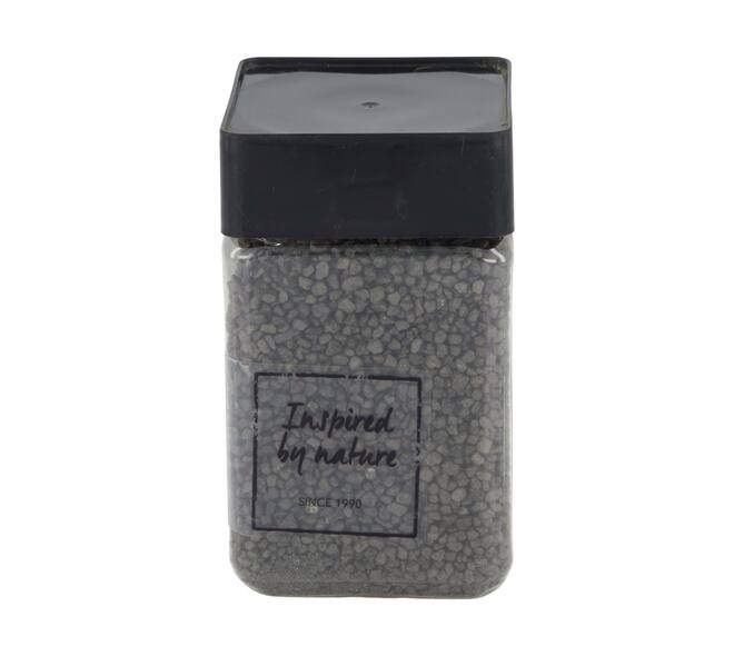 Gravel deco 2-3mm 600gr nature 7x7x13cm