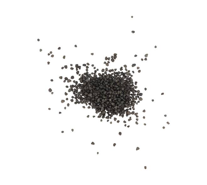 Gravel deco 2-3mm 600gr nature 7x7x13cm