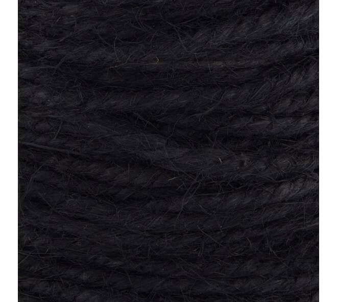 Corde de jute - 8x9x6,5cm - Noir