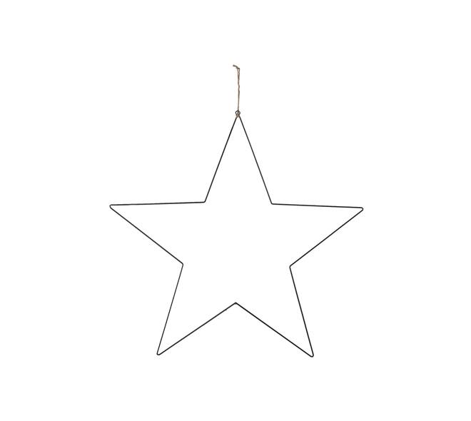 Hanging star metal 78cm