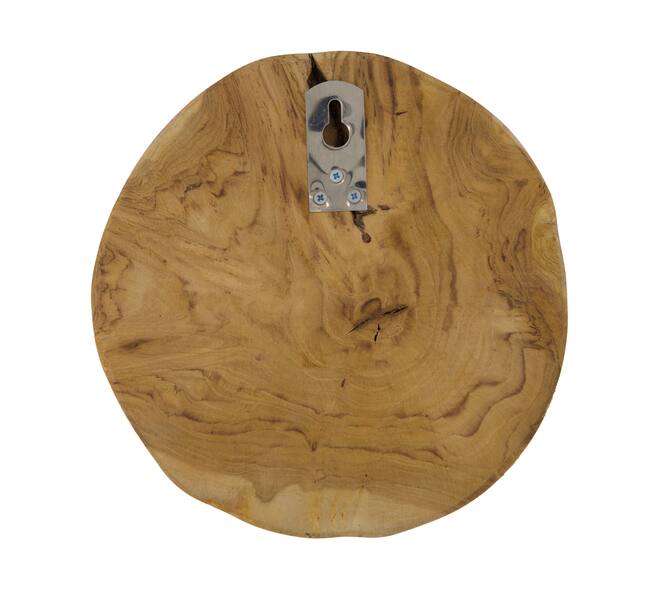 Coat rack teak wood with 1 hook 20x8x20cm