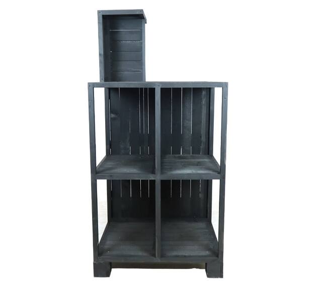 Shop rack wood 80x120x165cm
