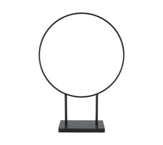 Statue ring metal 28x8x38.5cm - Black