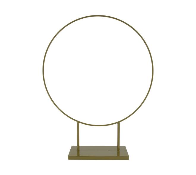 Statue ring metal 38x10x48.5cm - Gold