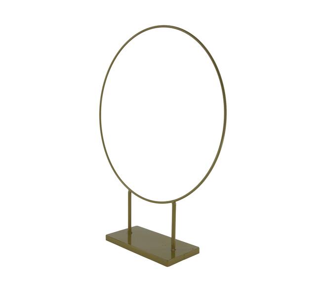 Statue ring metal 38x10x48.5cm - Gold