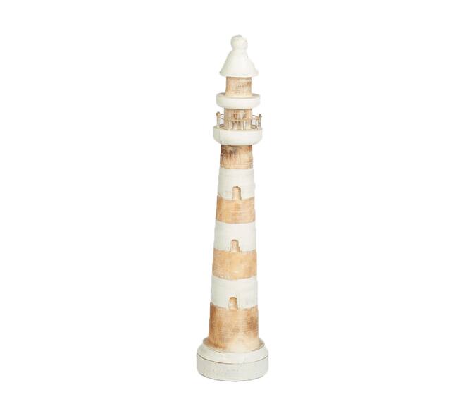 Lighthouse wood 16x16x78cm