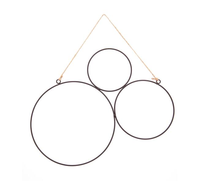 Hanging flower base metal 48x0.5x43cm