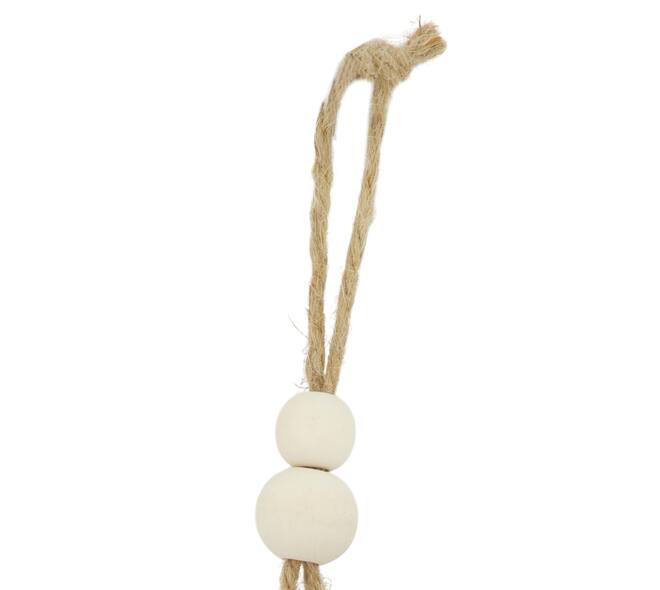 Hanger rope frame jute 20x20x0.25cm - Natural