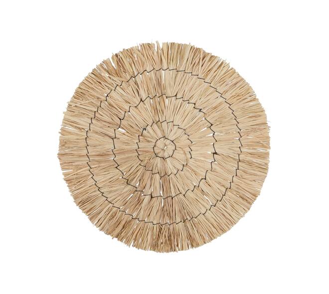 Placemat raffia 28x1cm - Natural