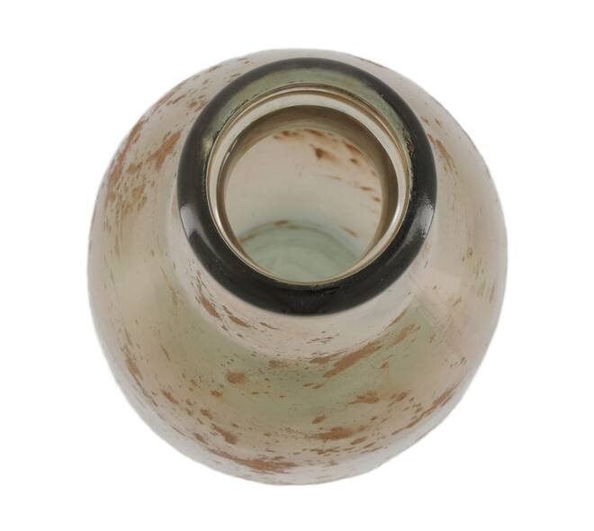 Vase recycled glass 15x40cm - Gold