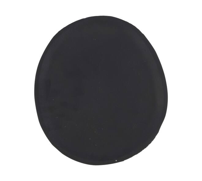 Schaal - Aluminium - 21,5x19x0,5cm - Zwart