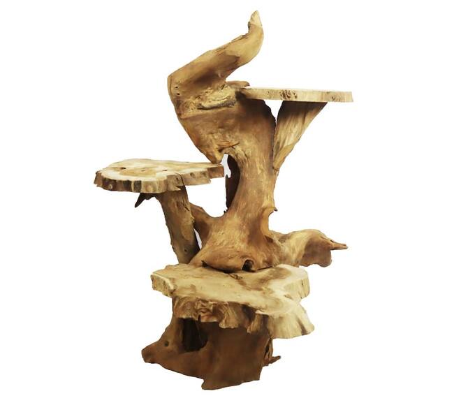Root teak wood 50x54x80cm - Natural