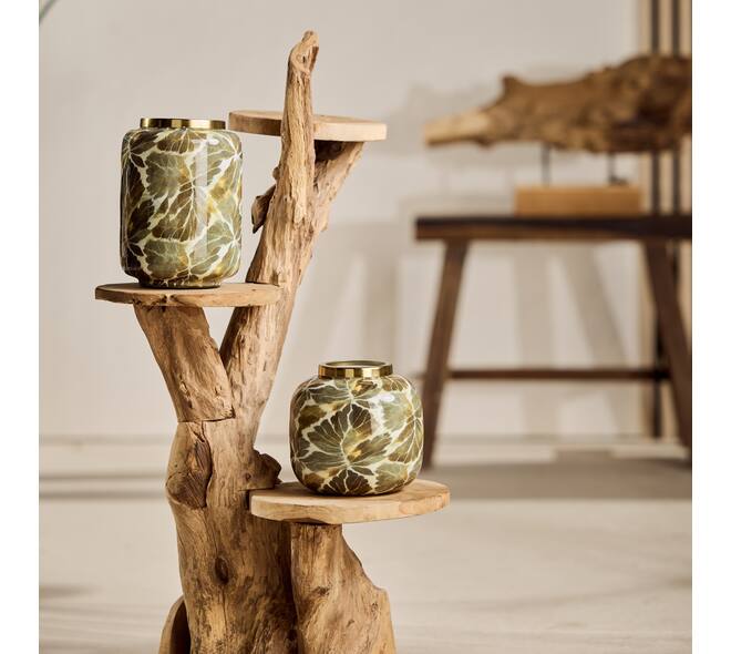 Root teak wood 50x54x80cm - Natural