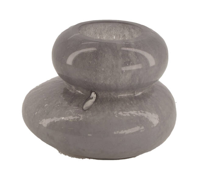Vase glass Ø13.2x11cm