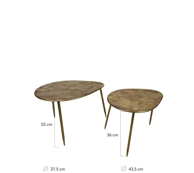 Table deappoint en metal
