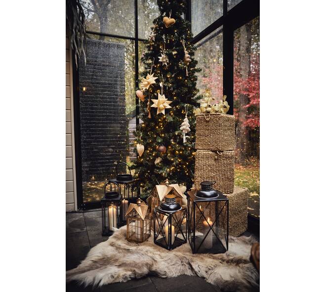 Wintervalley Trees - Tree Lars PVC 100x100x180cm - Black
