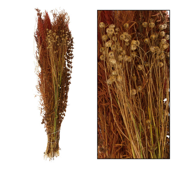 Dried flower bouquet
