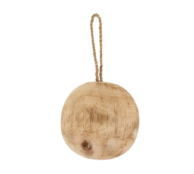 Ball albizia wood 12x12cm - Natural