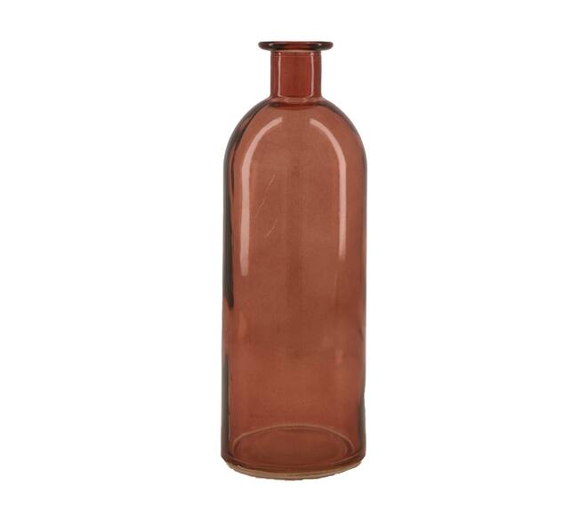 Bottle glass 7x20.5cm - Brown