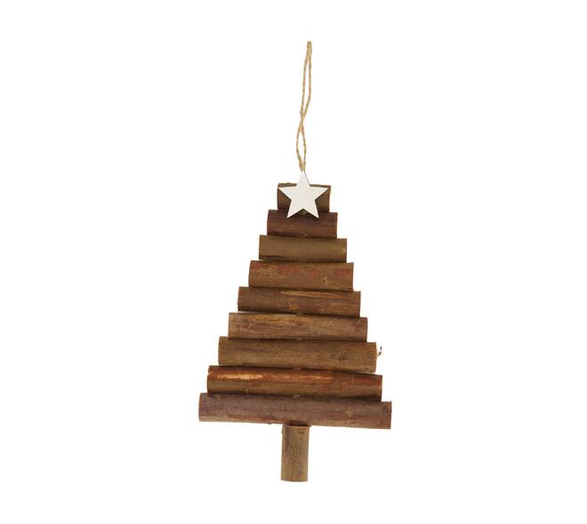 Hanger tree wood 11x1.5x17.5cm