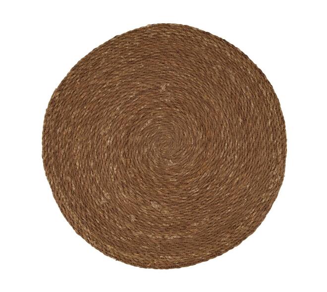 Placemat seagrass nature Ø37x0.5cm