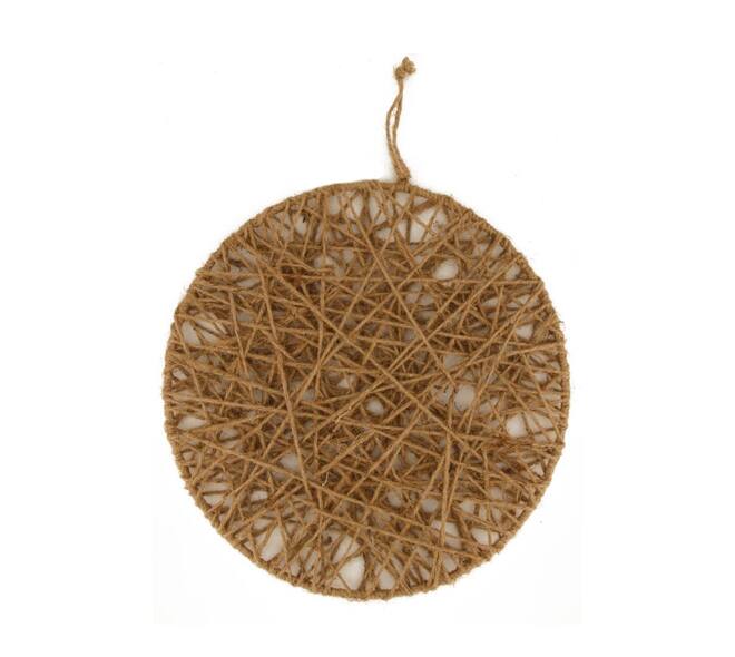 Frame hemp nature Ø38x1cm