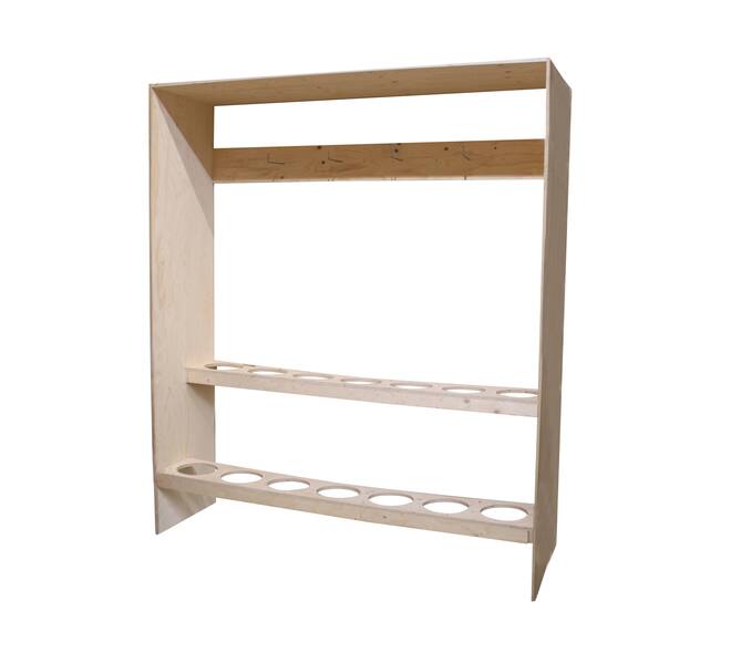 Display wood 60x200x240cm
