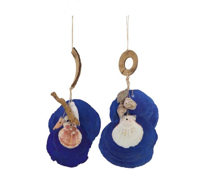 Hanger capiz nature 18x10x2cm A/2