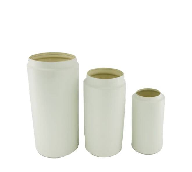 Vase metal Ø18x39cm S/3