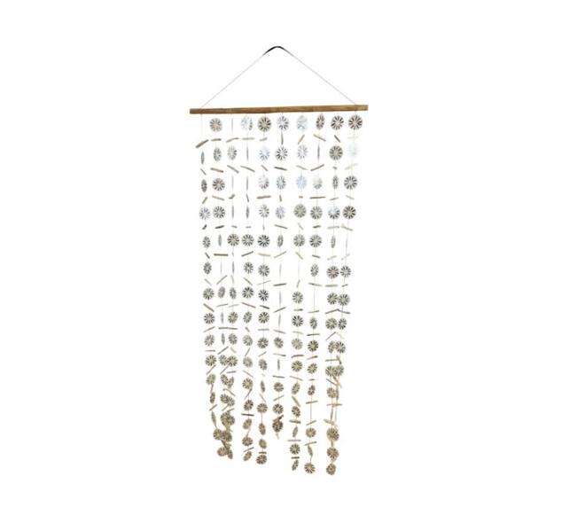 Mobile capiz curtain 78x1x178cm