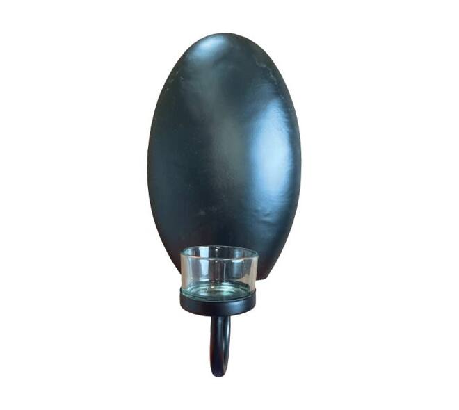 Candle holder metal 13x10.5x27cm